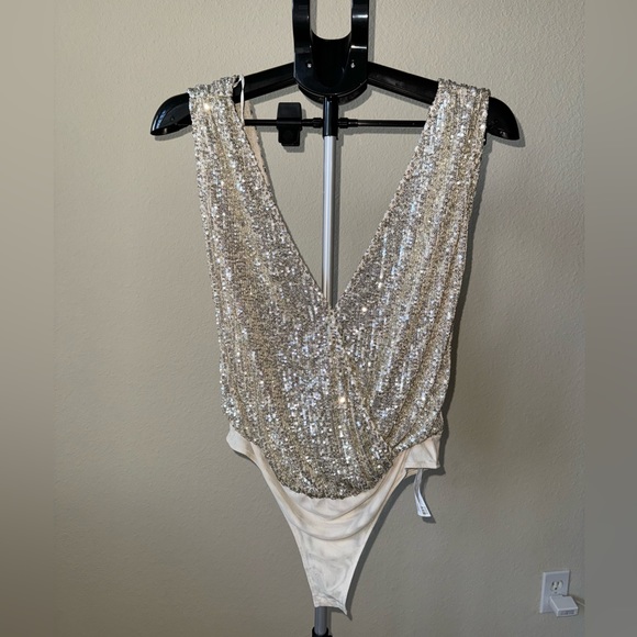 Zara Sequin Bodysuit - Picture 6 of 8